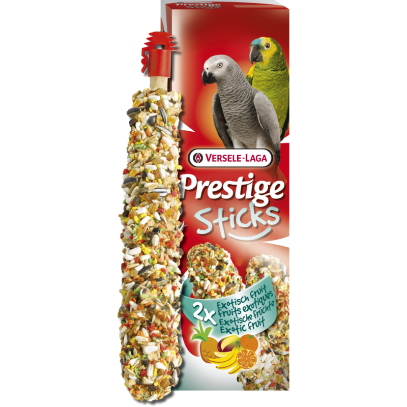 Prestige Sticks Perroquets Fruits Exotiques - 2 pcs 140gr 422314 Versele-Laga 5,10 € Ornibird