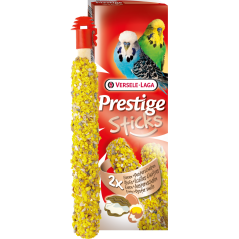 Prestige Sticks Perruches Oeufs & Ecailles d'huîtres - 2 pcs 60gr - Sticks de graines très variés 422323 Versele-Laga 2,20 € ...
