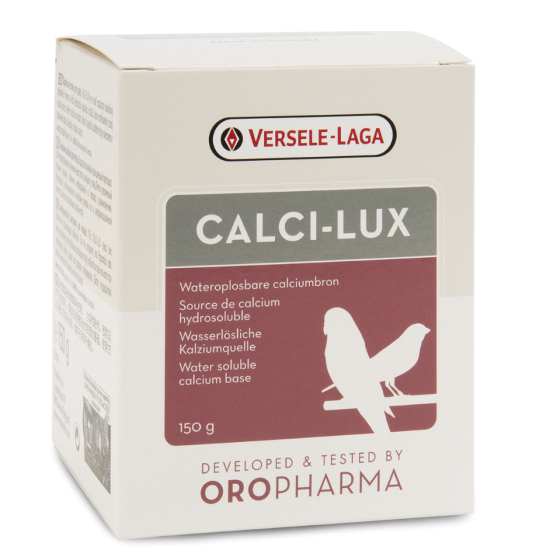 Oropharma Calci-Lux 150gr- Source de calcium hydrosoluble - oiseaux 460214 Versele-Laga 11,15 € Ornibird