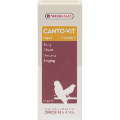 Oropharma Canto-Vit Liquid 30ml - Préparation avec extra vit. E pour stimuler le chant - oiseaux 460202 Versele-Laga 8,40 € O...