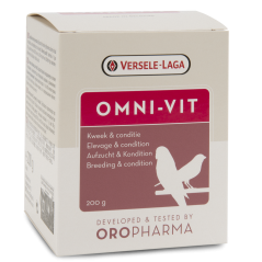 Oropharma Omni-Vit 200gr - Mélange de vitamines pour l'élevage et la condition - oiseaux 460204 Versele-Laga 13,90 € Ornibird