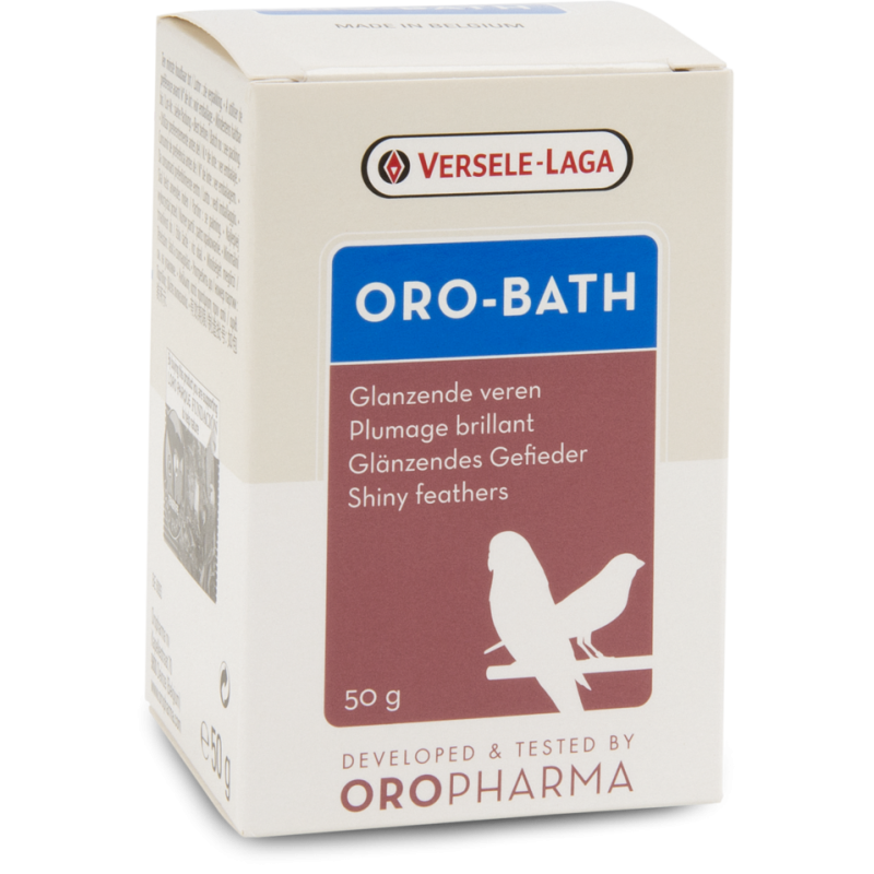 Oropharma Oro-Bath 50gr - Sel de bain pour un plumage brillant - oiseaux 460243 Versele-Laga 6,00 € Ornibird