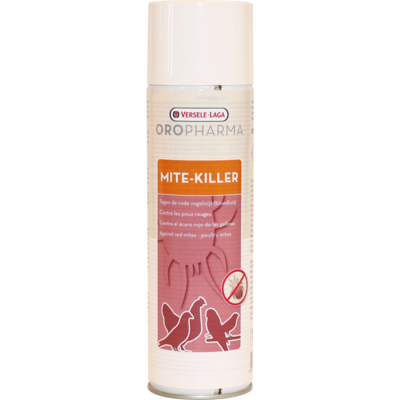 Oropharma Mite-Killer 500ml - Spray contre mites, puces et poux rouges Oropharma Mite-Killer 500ml - Spray contre mites, puces et poux rouges