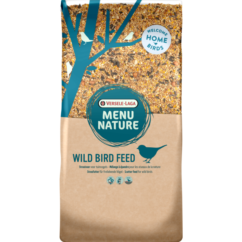 Menu Nature Allround Mix 15kg - Aliment à épandre pour les oiseaux de la nature pour toute l’année Menu Nature Allround Mix 15kg - Aliment à épandre pour les oiseaux de la nature pour toute l’année