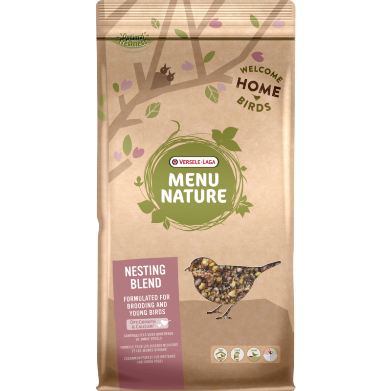 Menu Nature Nesting Blend 2,5kg - Aliment riche en protéines pour les oiseaux qui couvent et les jeunes oiseaux 464117 Versel...
