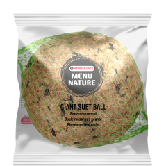 Menu Nature 1 giant suet ball 500gr - Boule mésanges - aliment d'hiver gras (avec filet, sous plastique) 464407 Versele-Laga ...