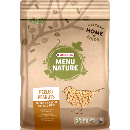 Peeled peanuts 1kg - Menu Nature à 6,90 € - Versele-Laga - 464810 - Oiseaux de la nature