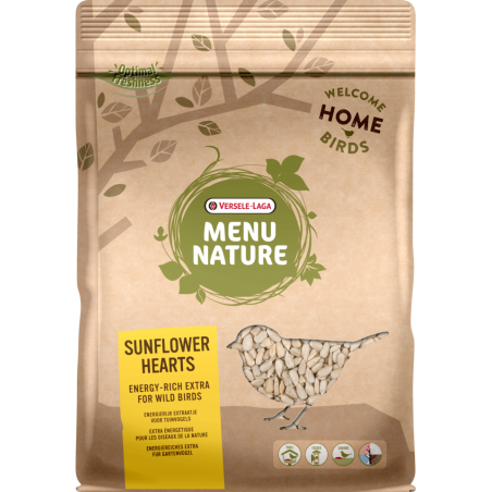 Sunflower hearts 750gr - Menu Nature à 5,25 € - Versele-Laga - 464809 - Oiseaux de la nature