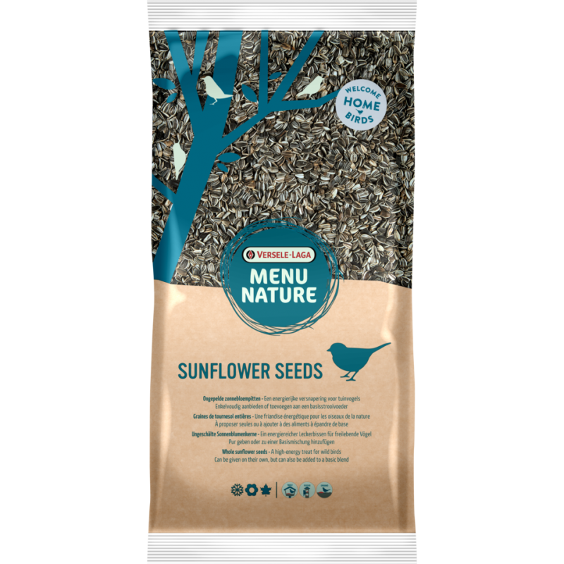 Menu Nature Sunflower seeds (box 70) 1,5kg - Graines de tournesol entières pour oiseaux de la nature 464807 Versele-Laga 6,10...