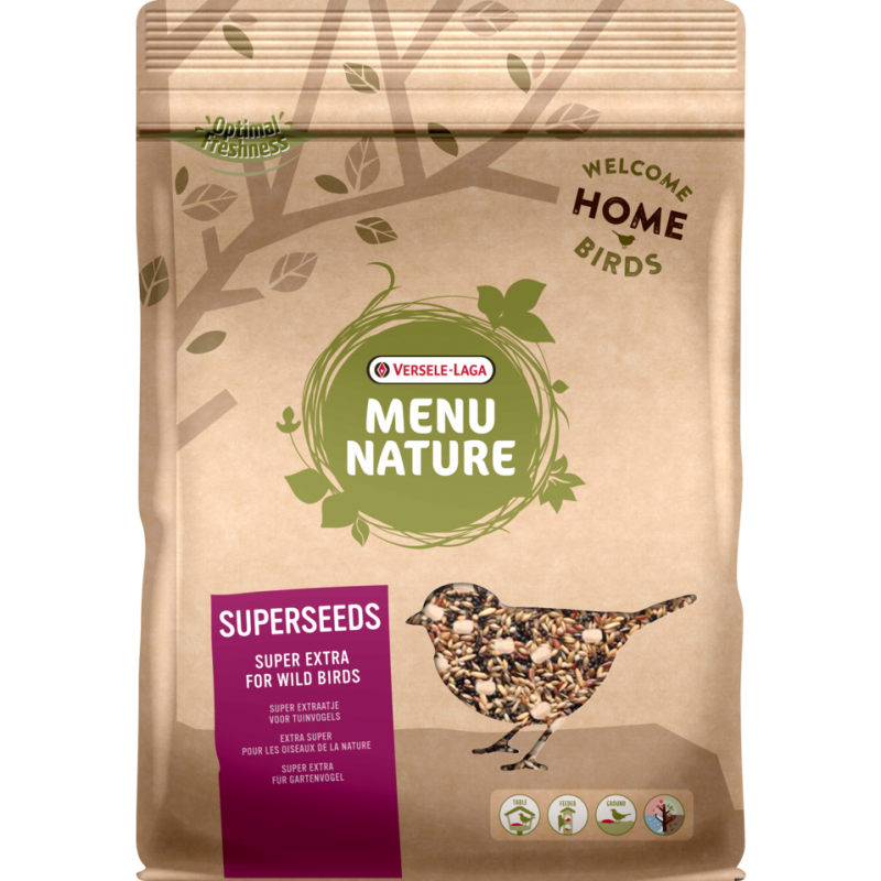 Menu Nature Superseeds 1kg - Un mélange de graines à haute valeur nutritive 464814 Versele-Laga 7,60 € Ornibird