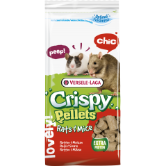 Crispy Pellets - Breeder Rats & Mice - Omnivores 20kg - Aliment d'élevage, riche en protéines, pour rats & souris 461509 Vers...