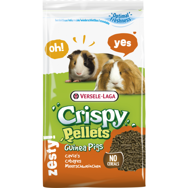 Crispy Pellets - Guinea Pigs 2kg - Aliment en granulés, riches en fibres, pour cobayes 461162 Versele-Laga 5,65 € Ornibird