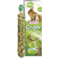 Crispy Mega Sticks Lapins-Cobayes Prairie Verte 2 pcs 140gr - Sticks à ronger cuits au four - XL Crispy Mega Sticks Lapins-Cobayes Prairie Verte 2 pcs 140gr - Sticks à ronger cuits au four - XL
