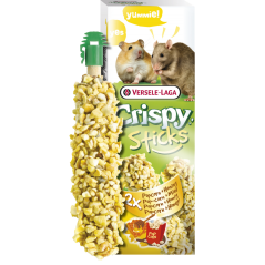Crispy Sticks Hamsters-Rats Popcorn & Miel 2 pcs 100gr - Sticks à ronger cuits au four 462067 Versele-Laga 2,95 € Ornibird