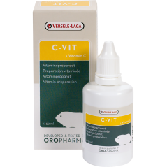 Oropharma C-Vit 50ml - Préparation multivitaminée avec extra vitamine C pour cobayes 460700 Versele-Laga 9,10 € Ornibird