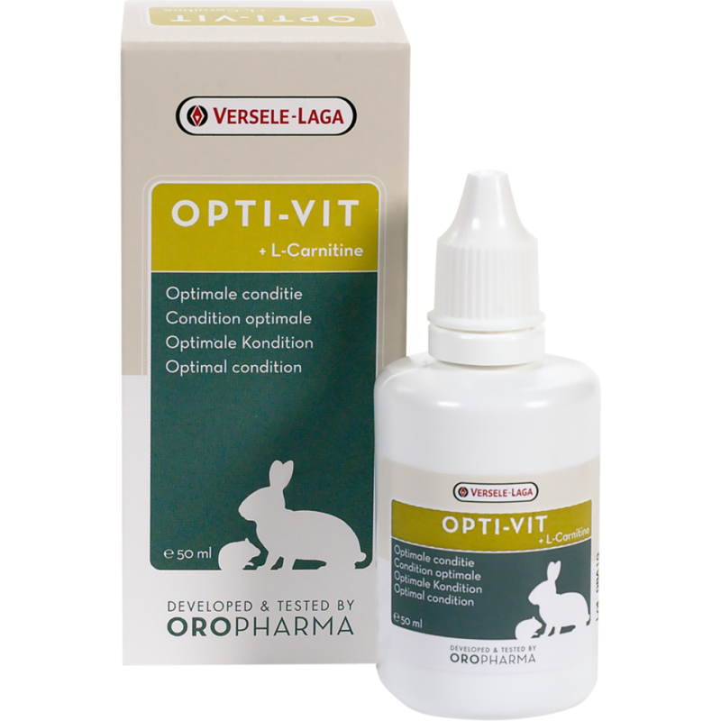 Oropharma Opti-Vit 50ml - Préparation multivitaminée pour tous les rongeurs et lapins 460701 Versele-Laga 9,10 € Ornibird