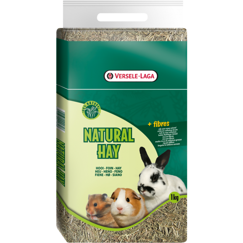 Natural Hay Foin 1kg - Foin purifié et séché