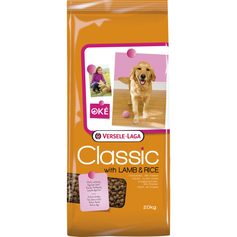 Classic Lamb & Rice 20kg - Adultes toutes races