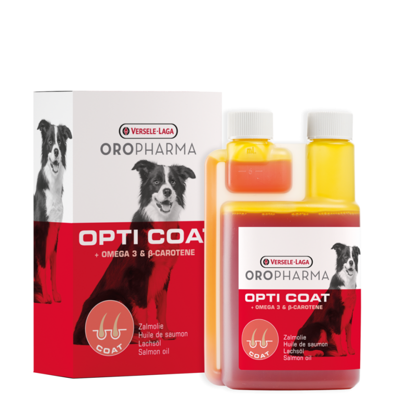 Oropharma Opti Coat 1L - Supplément alimentaire pour un pelage luisant - chiens 460382 Versele-Laga 26,50 € Ornibird