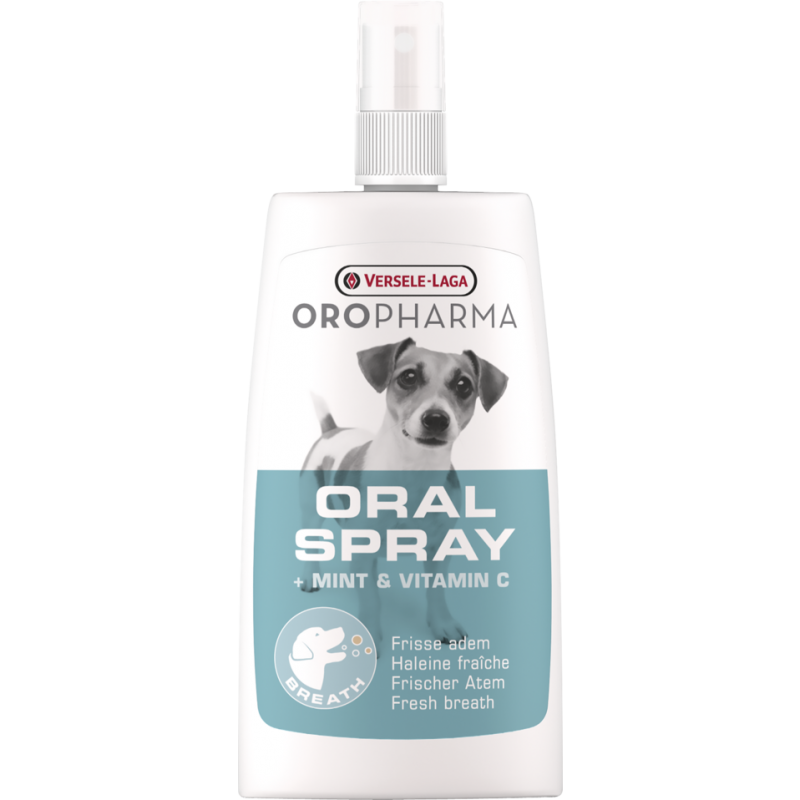 Oropharma Oral Spray 150ml - Spray contre la mauvaise haleine - chiens Oropharma Oral Spray 150ml - Spray contre la mauvaise haleine - chiens