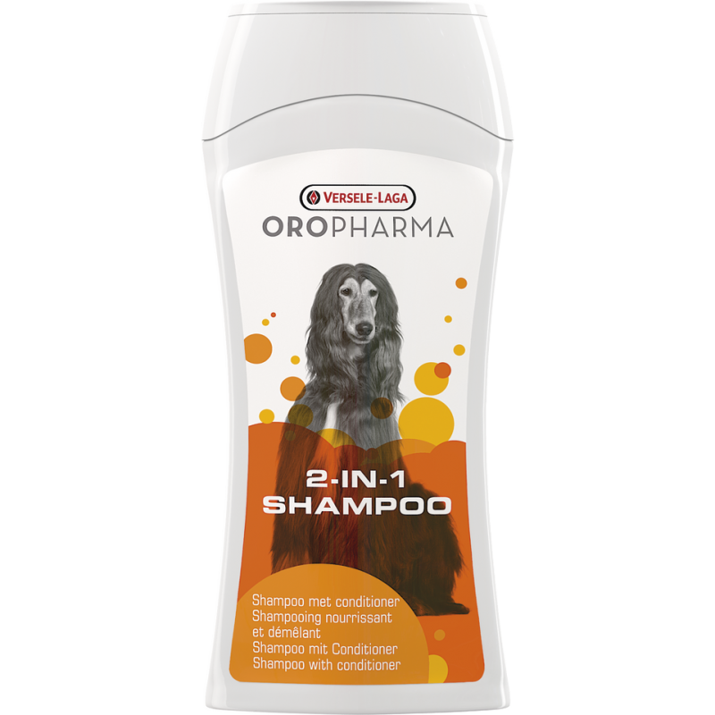 Oropharma Shampoo 2-in-1 250ml - Shampooing-soin et conditionnant pour poils longs - chiens 460389 Versele-Laga 5,85 € Ornibird