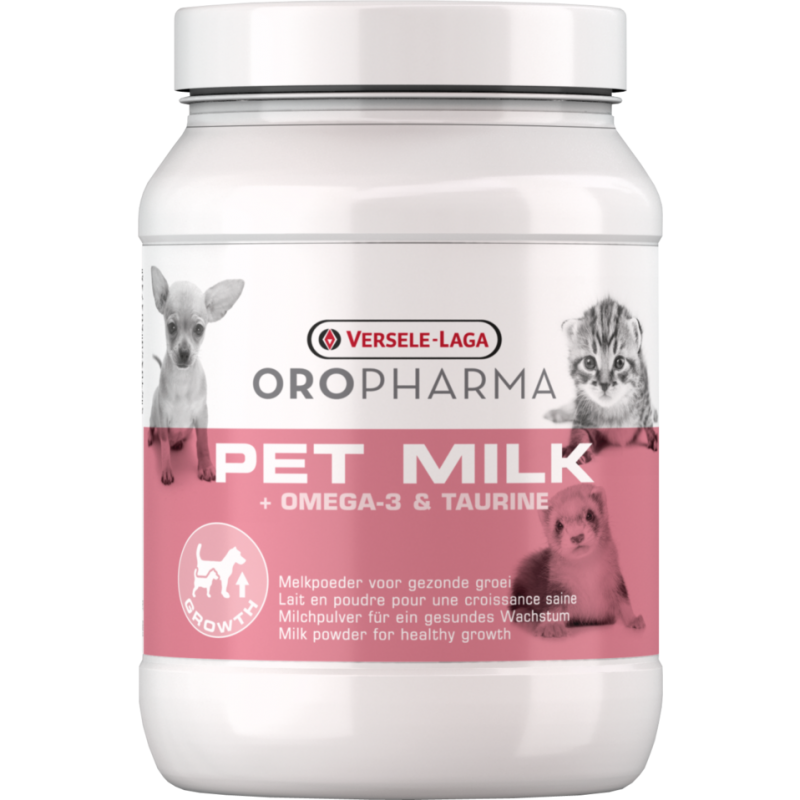 Oropharma Pet Milk 400gr - Lait reconstitué sous forme de poudre de lait soluble - chiens Oropharma Pet Milk 400gr - Lait reconstitué sous forme de poudre de lait soluble - chiens