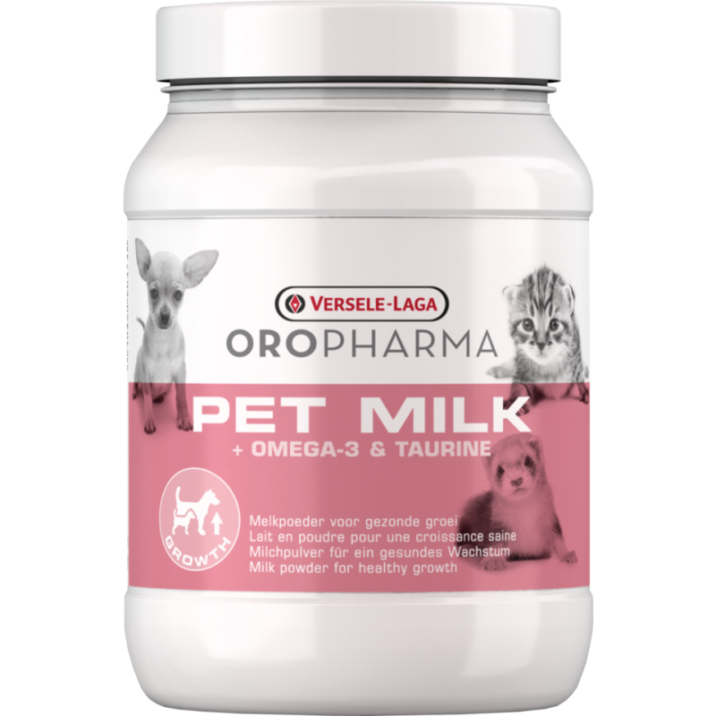 Oropharma Pet Milk 400gr - Lait reconstitué sous forme de poudre de lait soluble - chiens 460373 Versele-Laga 18,55 € Ornibird