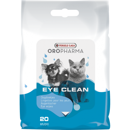 Oropharma Eye Clean 20 pièces - Lingettes humides pour les yeux à 5,10 € - Versele-Laga - 460570 - Oropharma