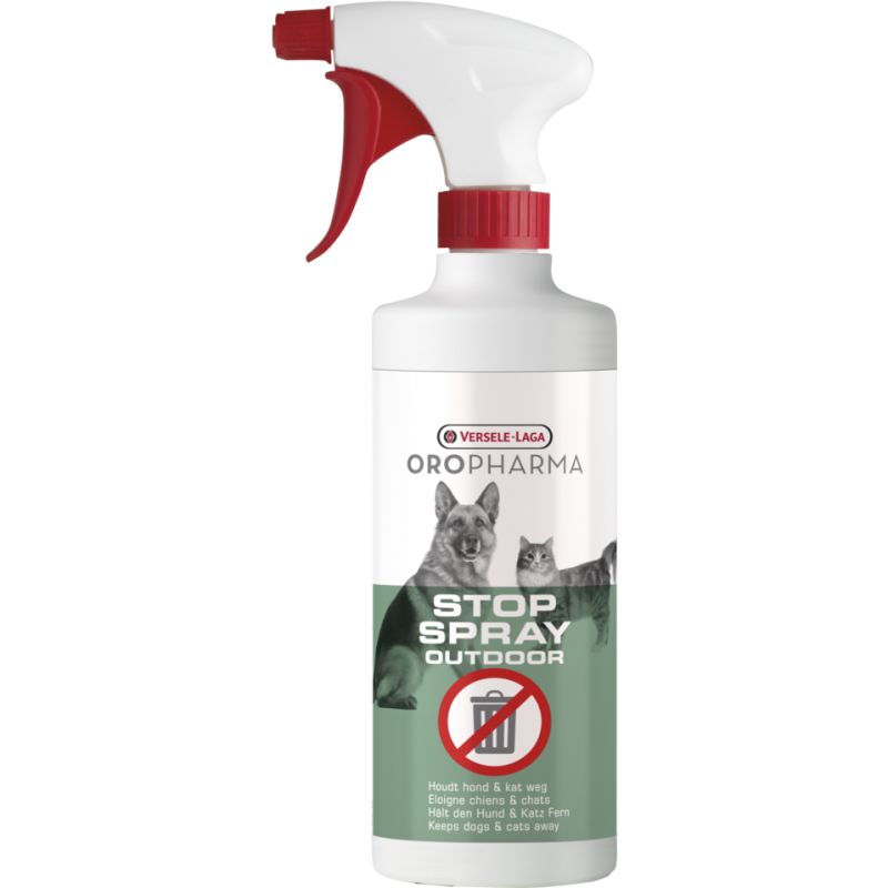 Oropharma Stop Outdoor 500ml - Spray pour éloigner les chiens et les chats - à l'extérieur 460351 Versele-Laga 10,65 € Ornibird