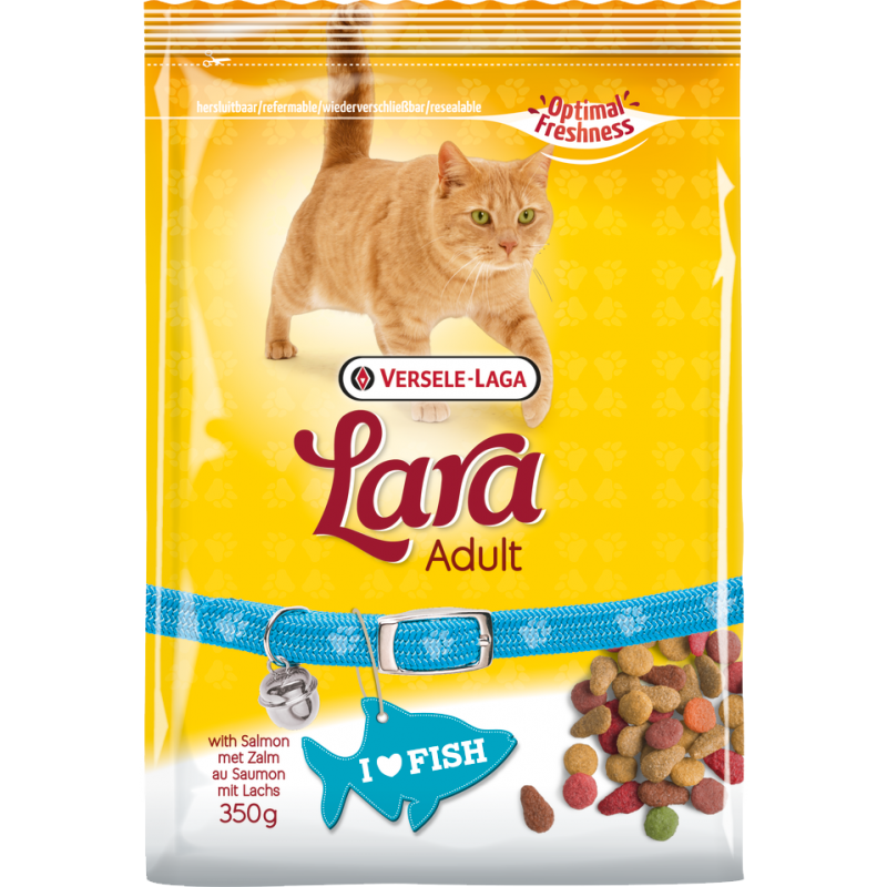 Lara Adult with Salmon 350gr - Croquettes délicieuses au saumon - chats adultes 441072 Versele-Laga 1,90 € Ornibird