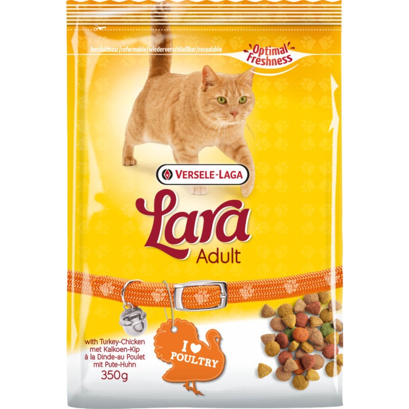 Lara Adult with Turkey-Chicken 10kg - Croquettes délicieuses avec dinde & poulet pour chats adultes Lara Adult with Turkey-Chicken 10kg - Croquettes délicieuses avec dinde & poulet pour chats adultes