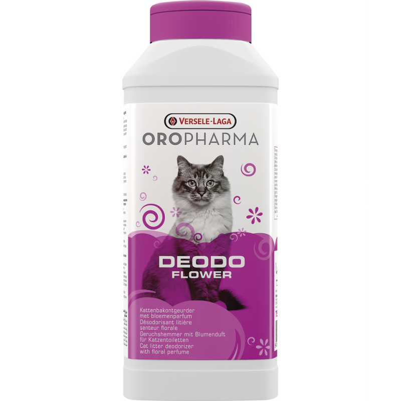 Oropharma Deodo Fleurs 750gr - Désodorisant pour la litière - chats 460575 Versele-Laga 8,55 € Ornibird