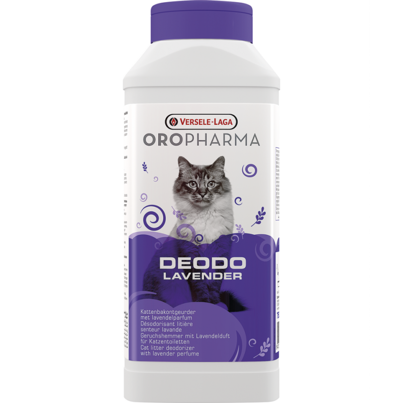 Oropharma Deodo Lavande 750gr - Désodorisant pour la litière - chats Oropharma Deodo Lavande 750gr - Désodorisant pour la litière - chats