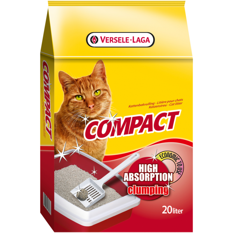 Versele-Laga Compact 20kg - Litière pour chats agglutinante, d'usage très économique 423077 Versele-Laga 13,60 € Ornibird