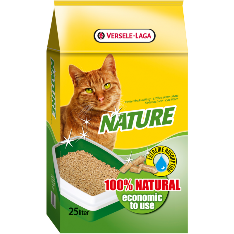 Versele Laga Nature 25 L Litiere Pour Chats Naturelle Aux Granule Versele Laga Nature 25 L Litiere Pour Chats Naturelle Aux Granule