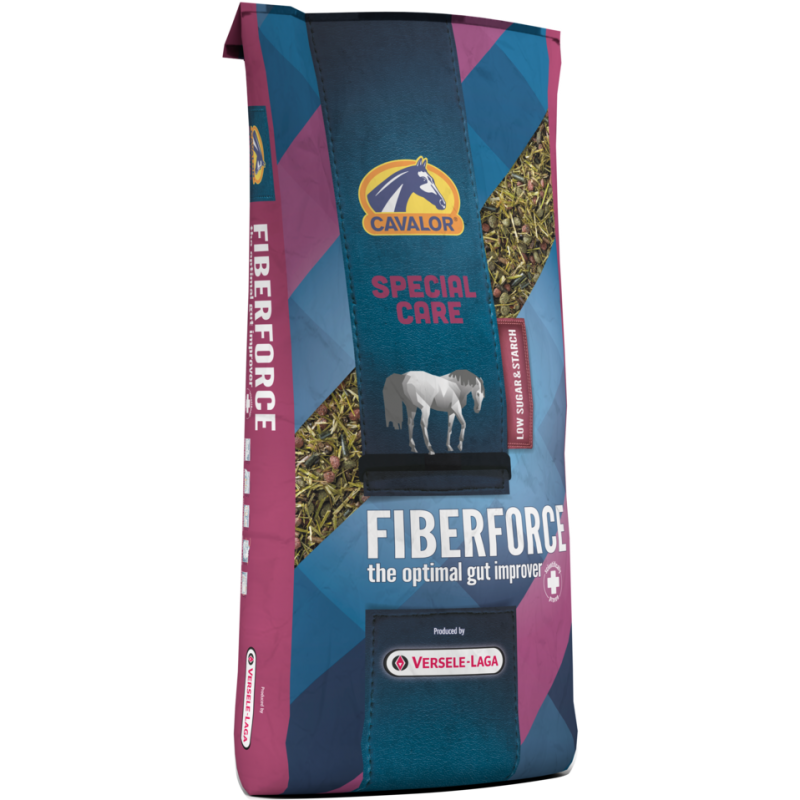 Cavalor SPECIAL CARE - FiberForce 15kg - Aliment d'entretien spécial, riche en fibres & faible en amidon