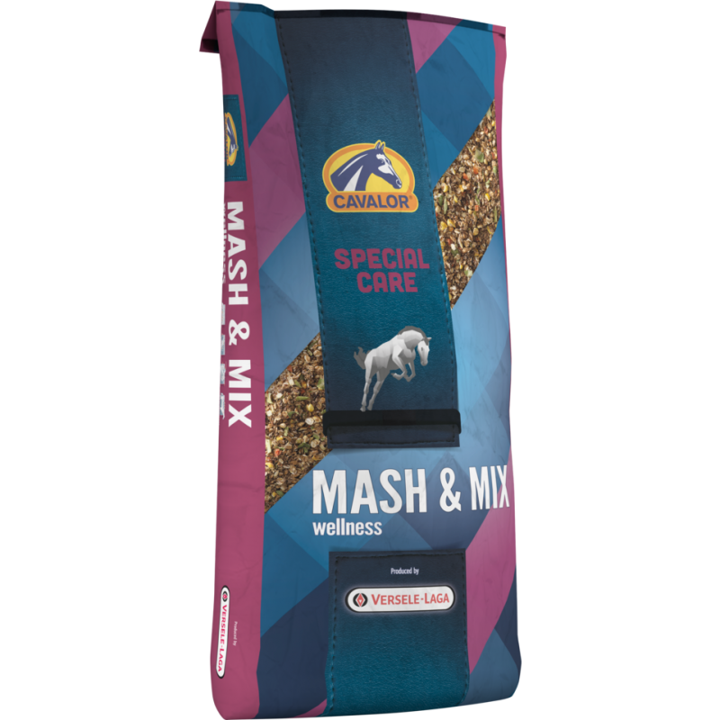 Cavalor SPECIAL CARE - Mash & Mix 15kg - Un mélange aux matières premières naturelles, légères à digérer Cavalor SPECIAL CARE - Mash & Mix 15kg - Un mélange aux matières premières naturelles, légères à digérer