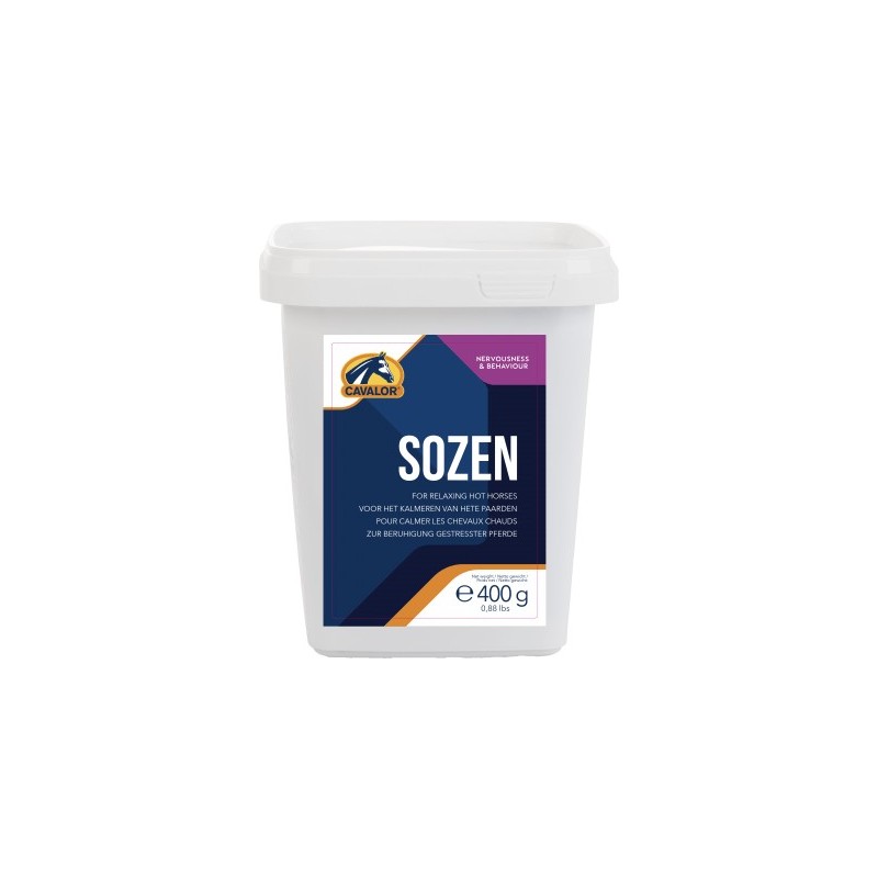 Cavalor SoZen 400gr - Pour calmer les chevaux impétueux Cavalor SoZen 400gr - Pour calmer les chevaux impétueux
