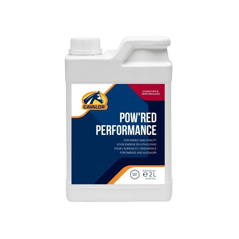 Cavalor Pow'red Performance 2L - Pour l'énergie et l'endurance Cavalor Pow'red Performance 2L - Pour l'énergie et l'endurance
