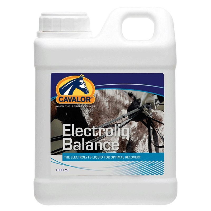 Cavalor Electroliq 1L - Pour rééquilibrer le niveau d'électrolytes Cavalor Electroliq 1L - Pour rééquilibrer le niveau d'électrolytes