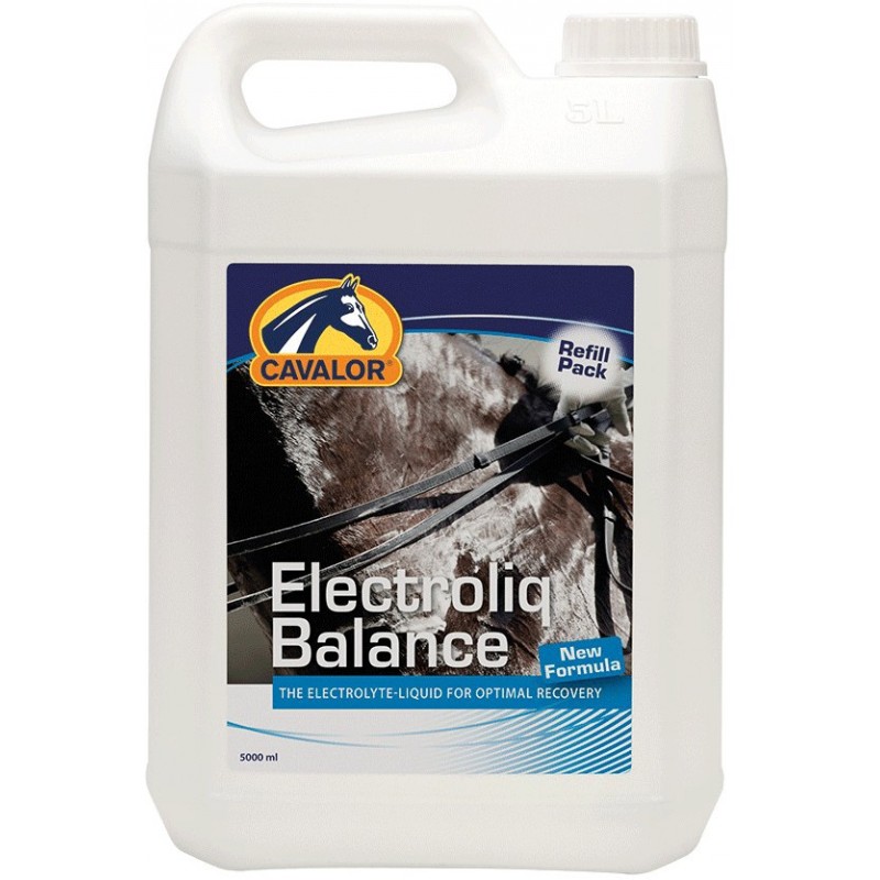 Cavalor Electroliq 5L - Pour rééquilibrer le niveau d'électrolytes Cavalor Electroliq 5L - Pour rééquilibrer le niveau d'électrolytes