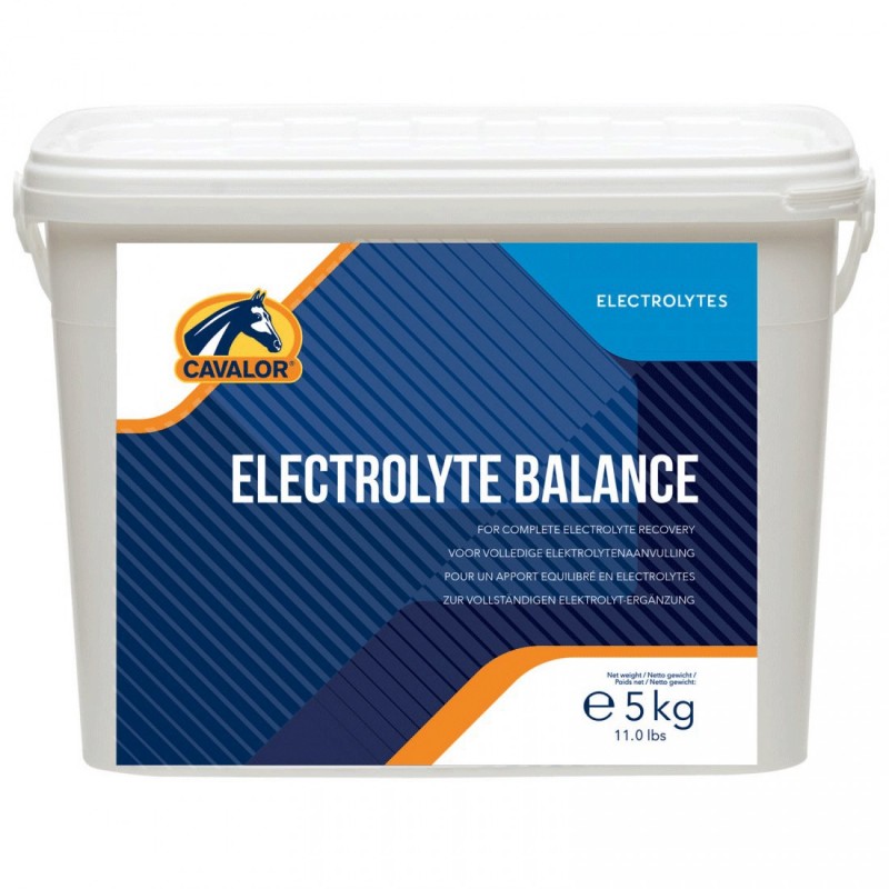 Cavalor Electrolyte Balance 5kg - Pour rééquilibrer le niveau d'électrolytes Cavalor Electrolyte Balance 5kg - Pour rééquilibrer le niveau d'électrolytes