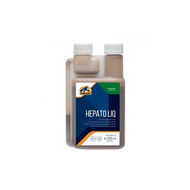 Cavalor Hepato Liq 250ml - Aliment diététique pour soutenir le foie Cavalor Hepato Liq 250ml - Aliment diététique pour soutenir le foie