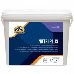 Cavalor Nutri Plus 5kg - Pour un supplément équilibré de vitamines et de minéraux chez les chevaux de sport à 84,00 € - Verse...