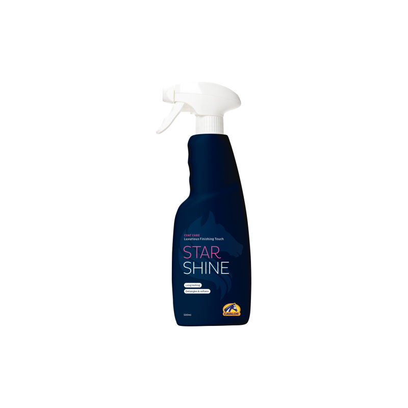 Cavalor Star Shine 500ml - Démêlant pour la queue et la crinière Cavalor Star Shine 500ml - Démêlant pour la queue et la crinière