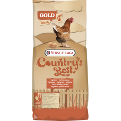 Country's Best GOLD 4 RED Mash 20kg - Farine de ponte pour une teinte rougeâtre du jaune d'oeuf à 14,85 € - Versele-Laga - 45...