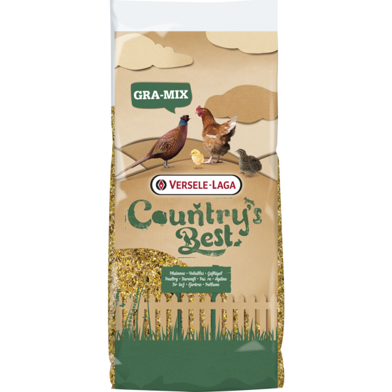Country's Best GRA-MIX Mélange Poules 20kg - Mélange de céréales avec du maïs entier et graines de tournesol 463026 Versele-L...