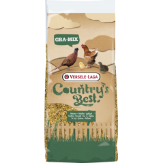 Country's Best GRA-MIX Mélange Poules & Faisans 20kg - Mélange céréales avec du maïs grossièrement concassé & des pois 463028...