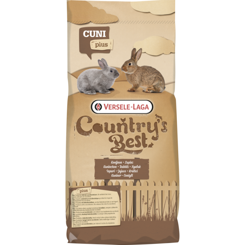 Country's Best CUNI FIT Pure 20kg - Granulé naturel et riche en fibres, sans coccidiostatique 451001 Versele-Laga 13,10 € Orn...