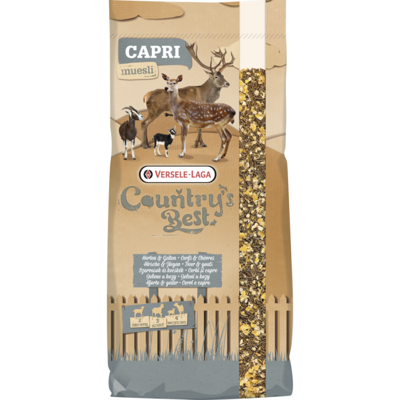 Country's Best CAPRIFLOC 2 Muesli 15kg - Mélange de croissance, flocons de maïs & d'orge, dès 3 semaines Country's Best CAPRIFLOC 2 Muesli 15kg - Mélange de croissance, flocons de maïs & d'orge, dès 3 semaines